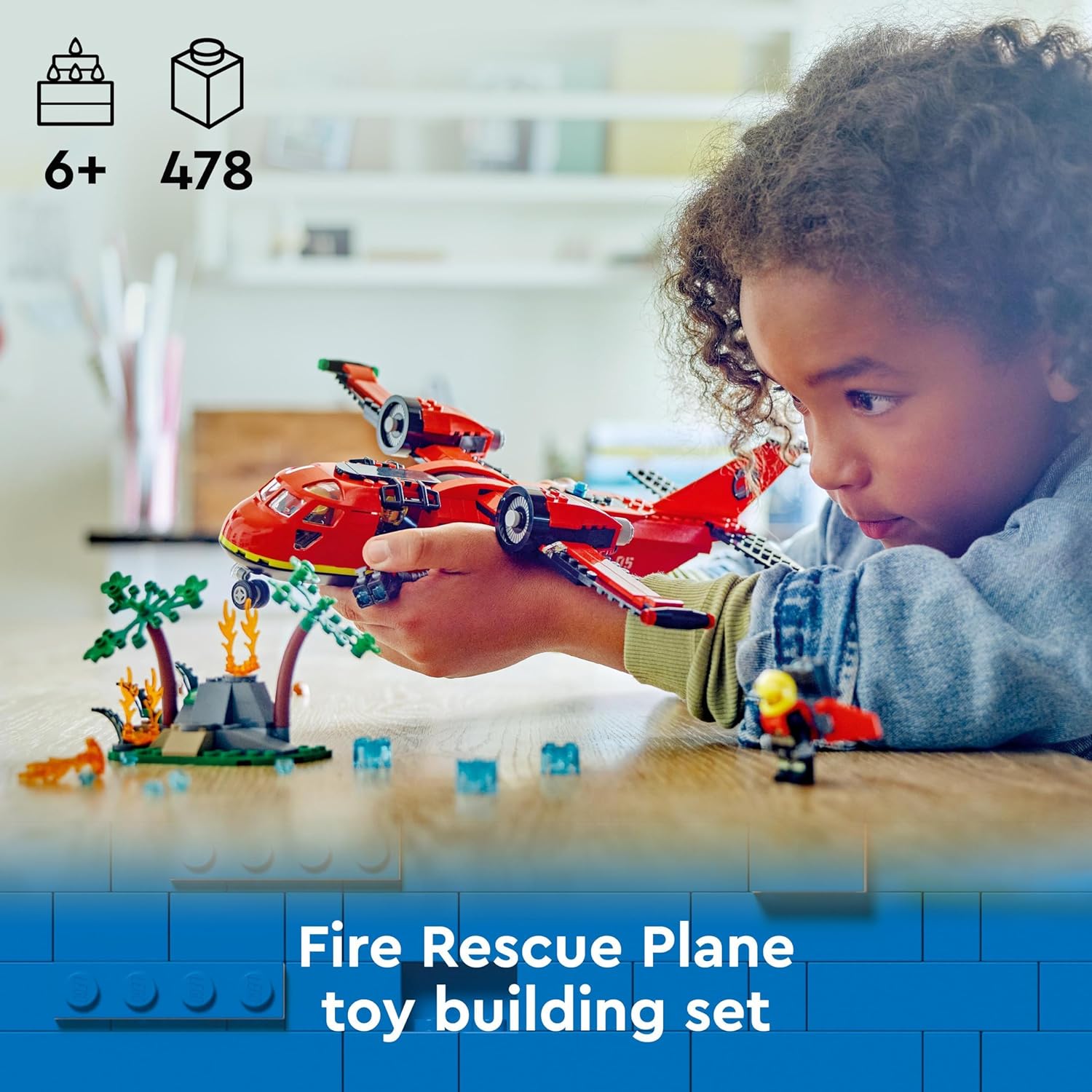 LEGO® | City: Fire Rescue Plane (60413)