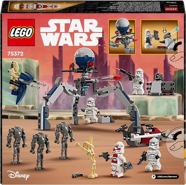 LEGO® | Star Wars: Clone Trooper & Battle Droid Battle Pack (75372)