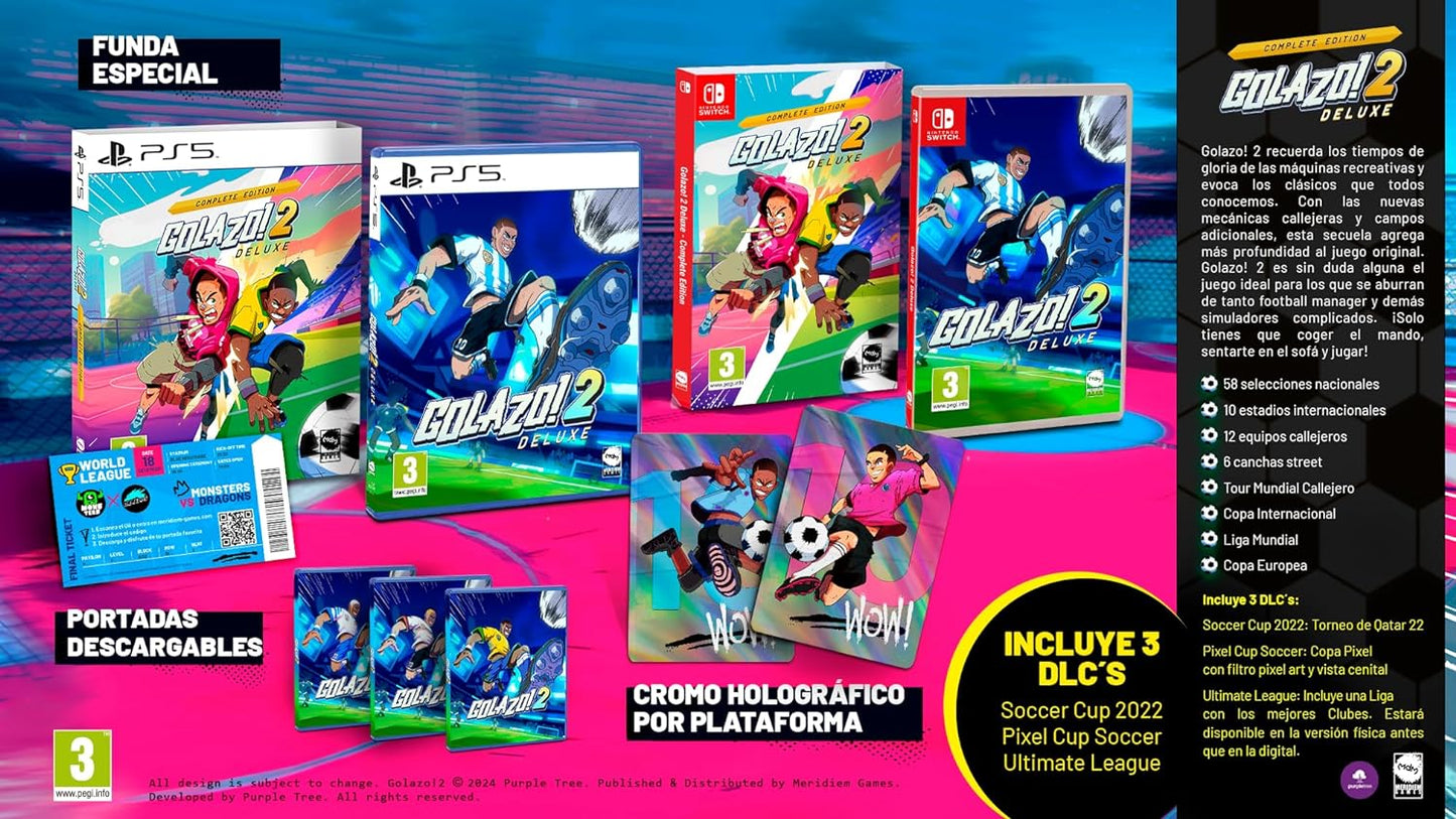 Golazo! 2 Deluxe - Complete Edition (Nintendo Switch)