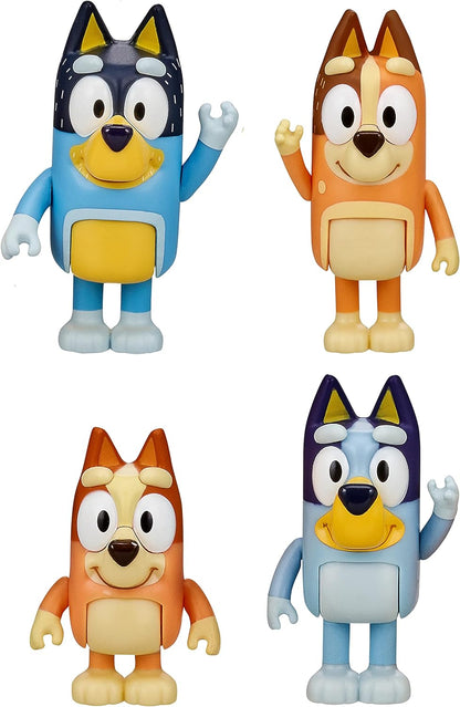 Bluey: Bluey & Family Figure 4 Pack