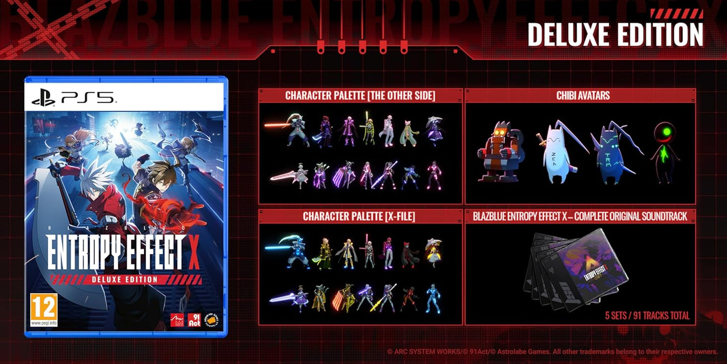 BlazBlue Entrophy Effect X: Deluxe Edition (PlayStation 5)