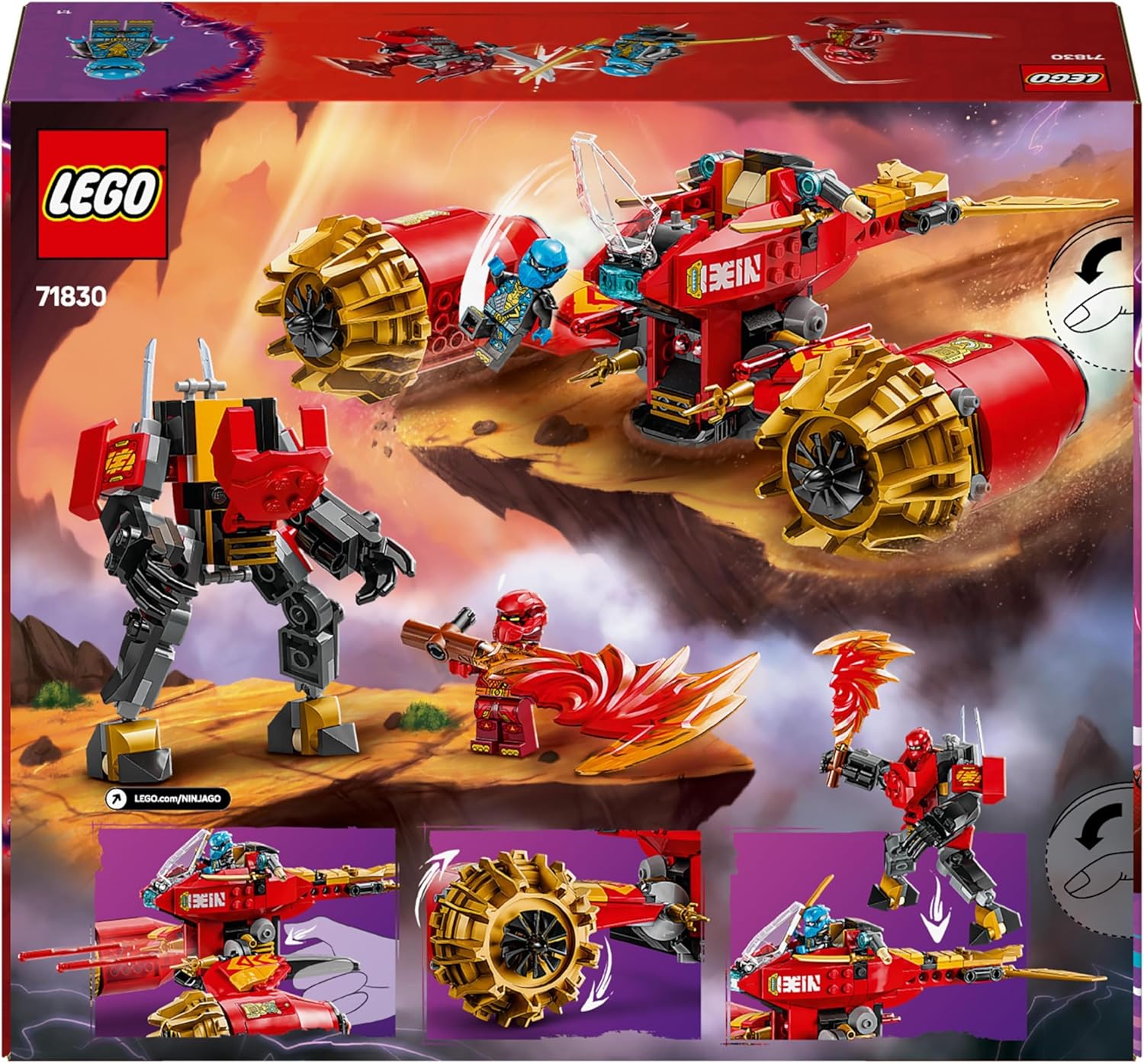 LEGO® | Ninjago: Kai's Mech Storm Rider (71830)
