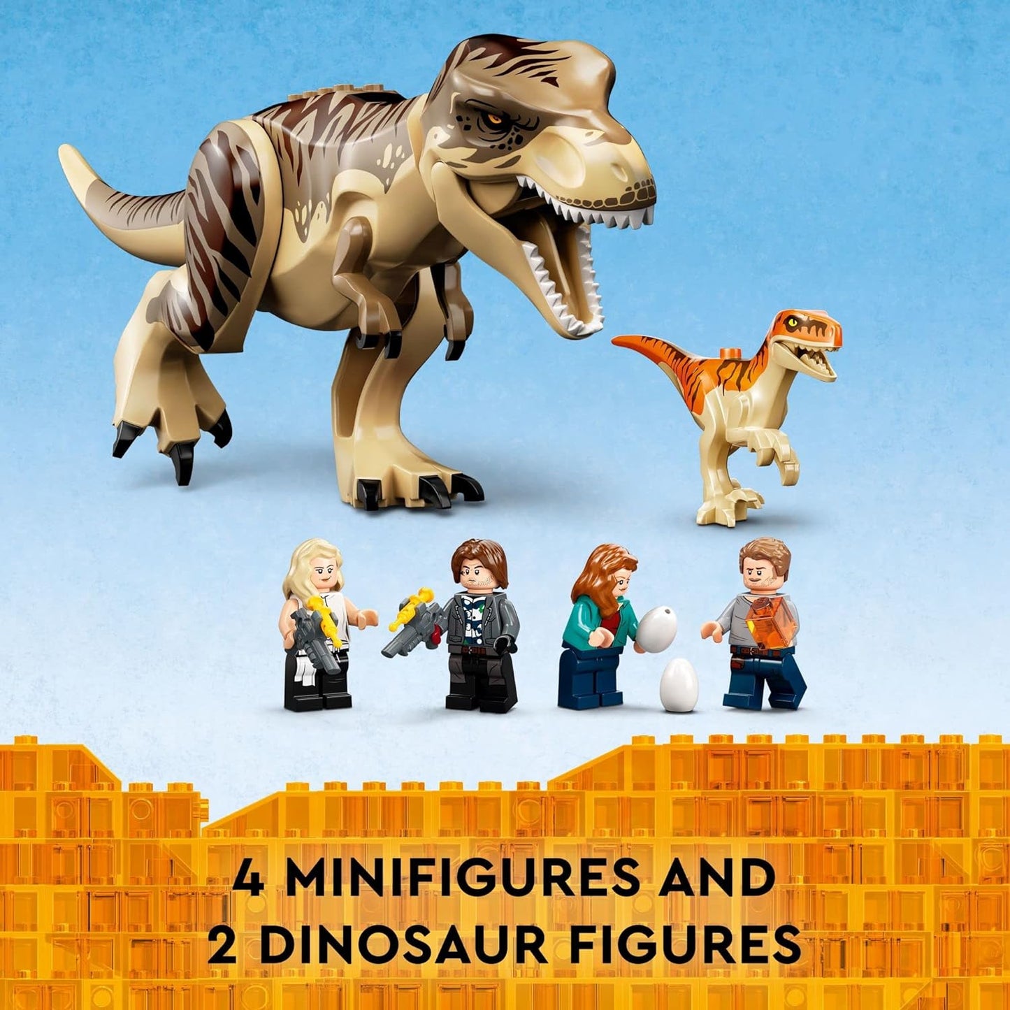 LEGO® | Jurassic World Dominion: T-Rex & Atrociraptor Breakout (76948)