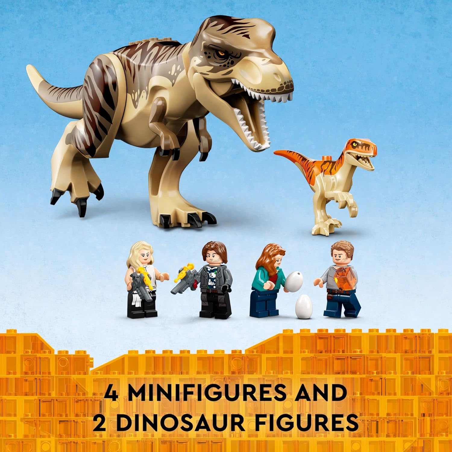 LEGO® | Jurassic World Dominion: T-Rex & Atrociraptor Breakout (76948)