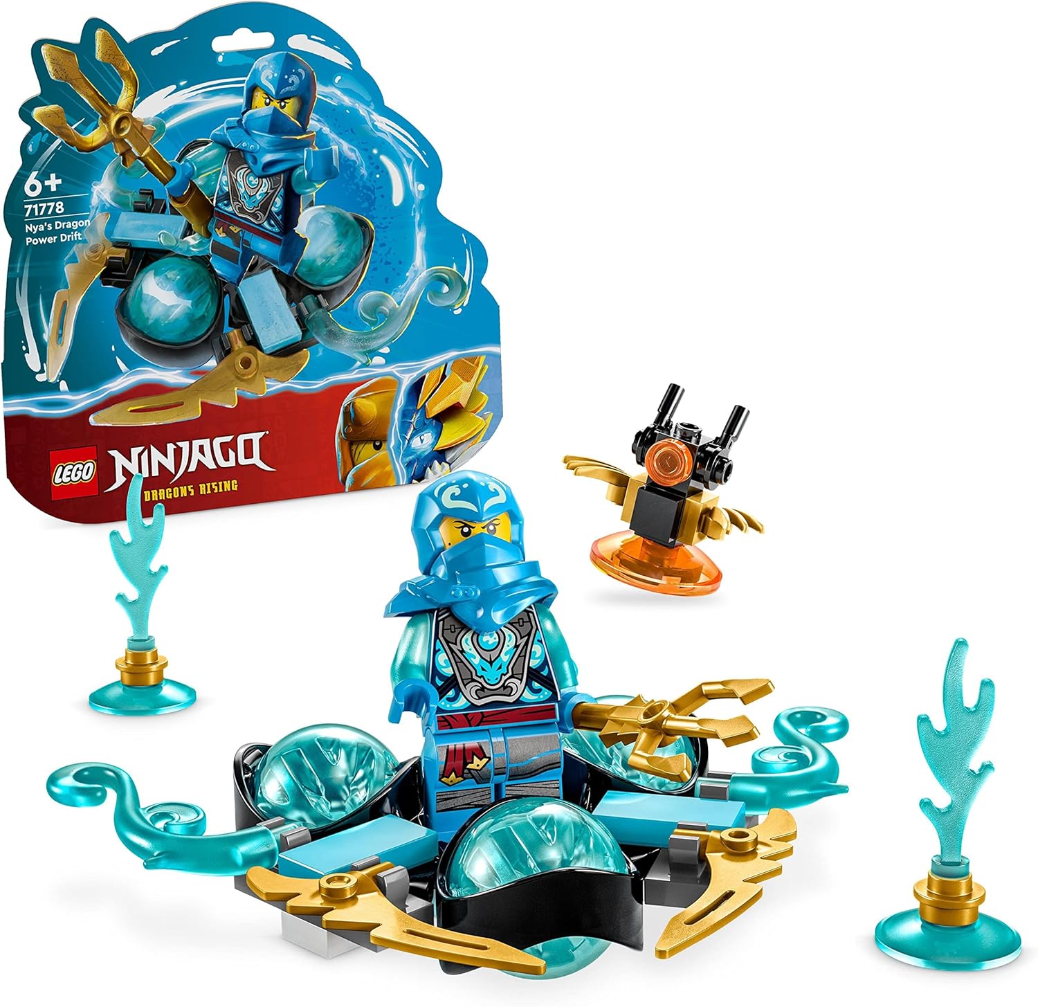 LEGO® | Ninjago: Nya's Dragon Power Spinjitzu Drift (71778)