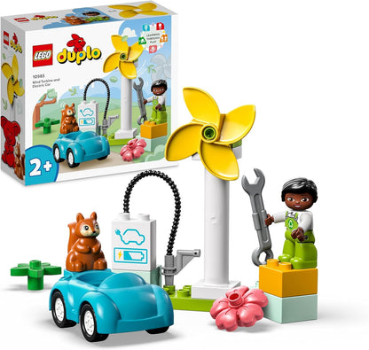 LEGO® | DUPLO: Wind Turbine and Electric Car (10985)