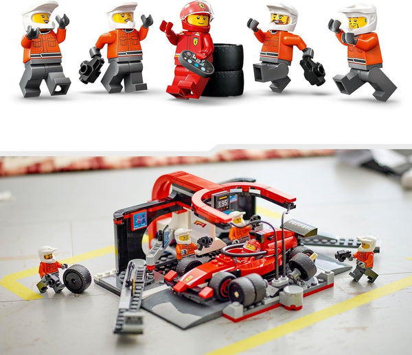 LEGO® | City: F1 Pit Stop & Pit Crew with Ferrari Car (60443)