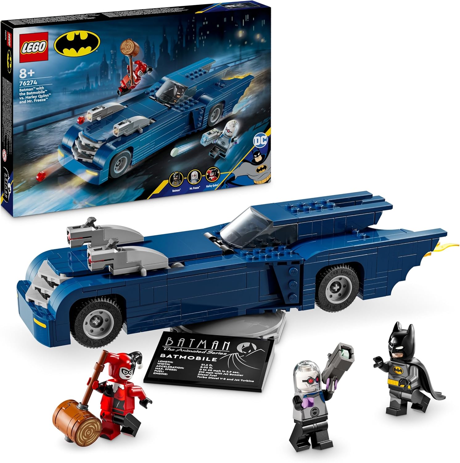 LEGO® | DC: Batman with the Batmobile vs. Harley Quinn and Mr. Freeze (76274)