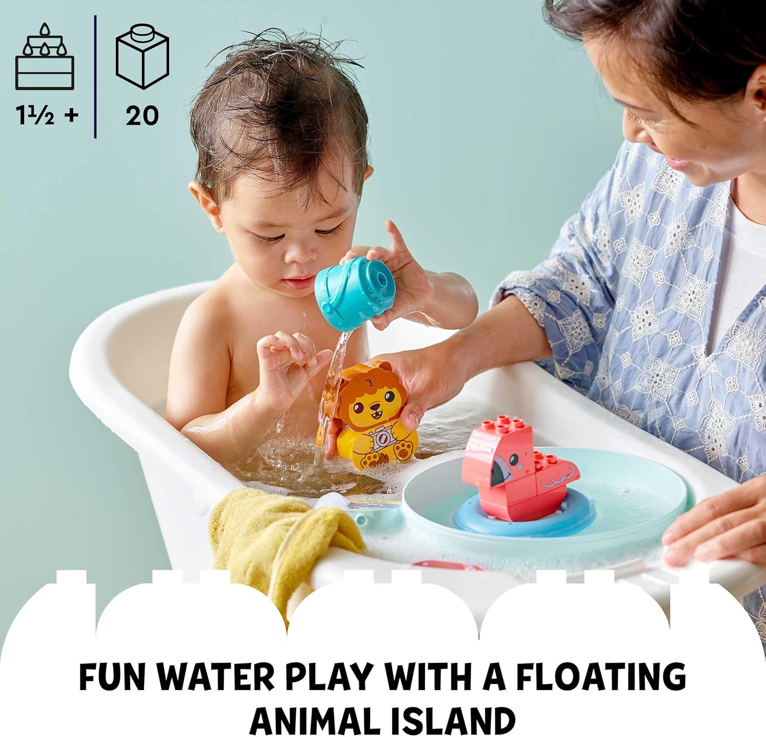 LEGO® | DUPLO: Bath Time Fun - Floating Animal Island (10966)