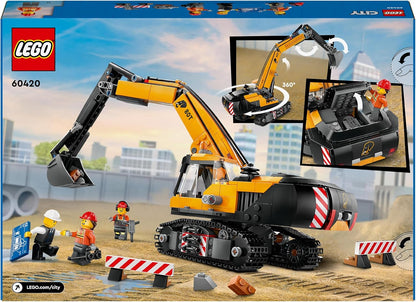 LEGO® | City: Yellow Construction Excavator (60420)