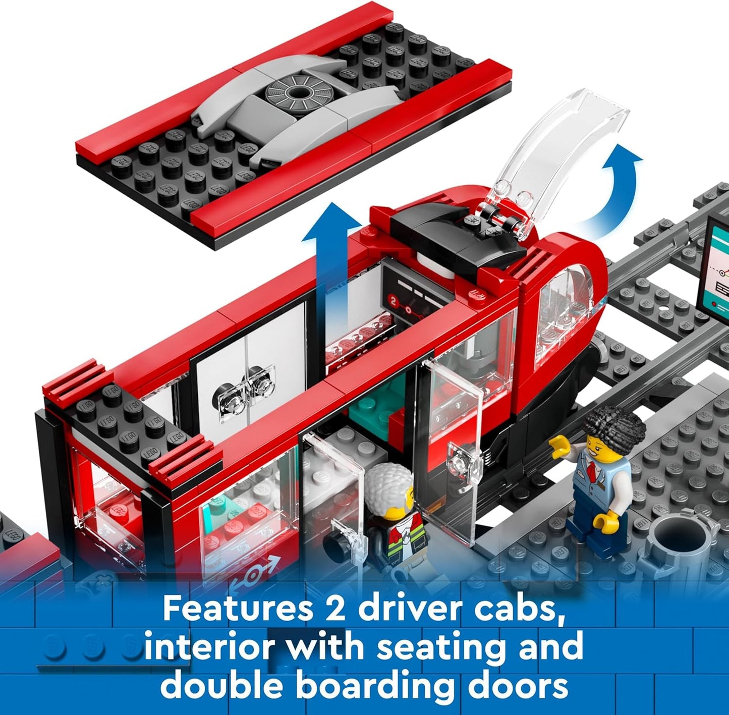 LEGO® | City: Downtown Streetcar and Station (60423)