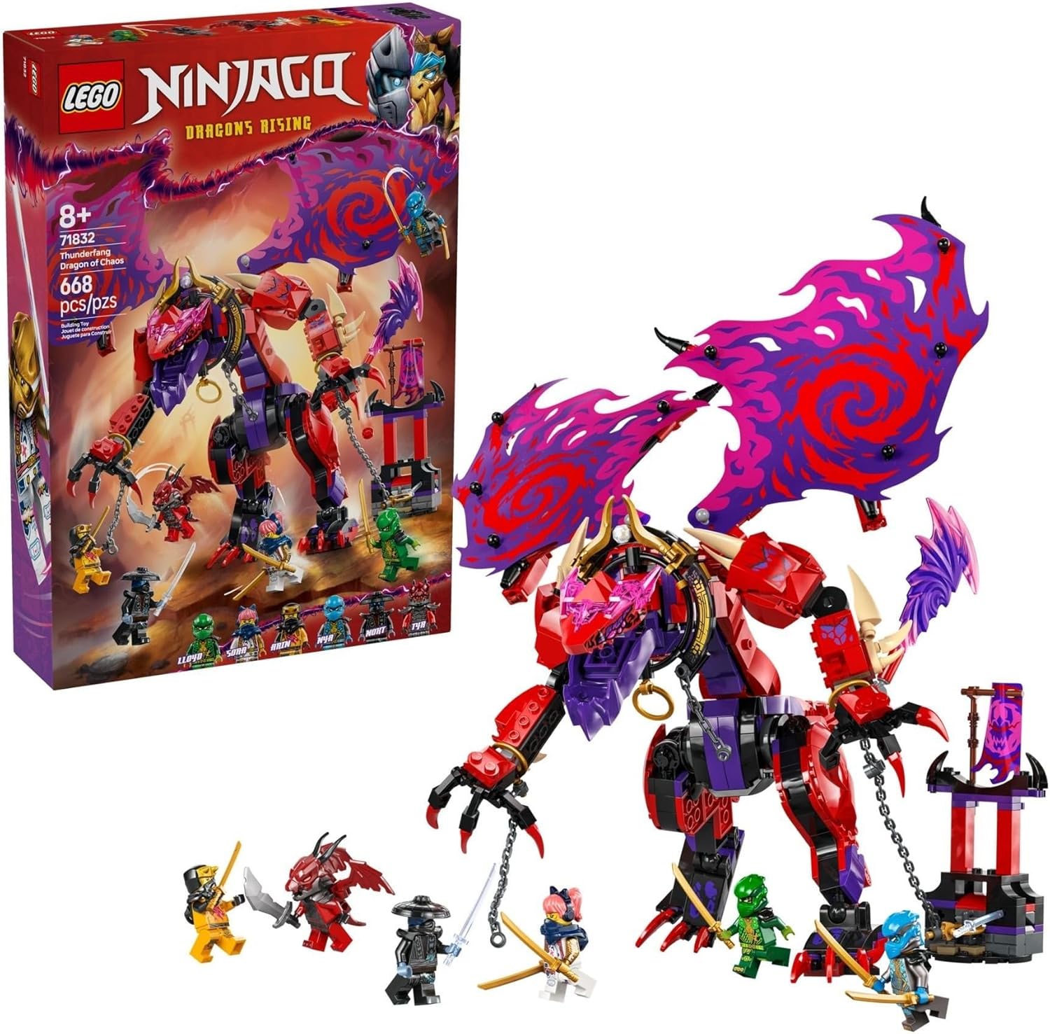LEGO® | Ninjago: Thunderfang Dragon of Chaos (71832)