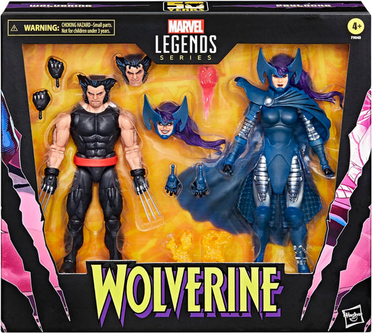 Hasbro Set Figures Marvel Legends Series Wolverine & Lady Psylocke