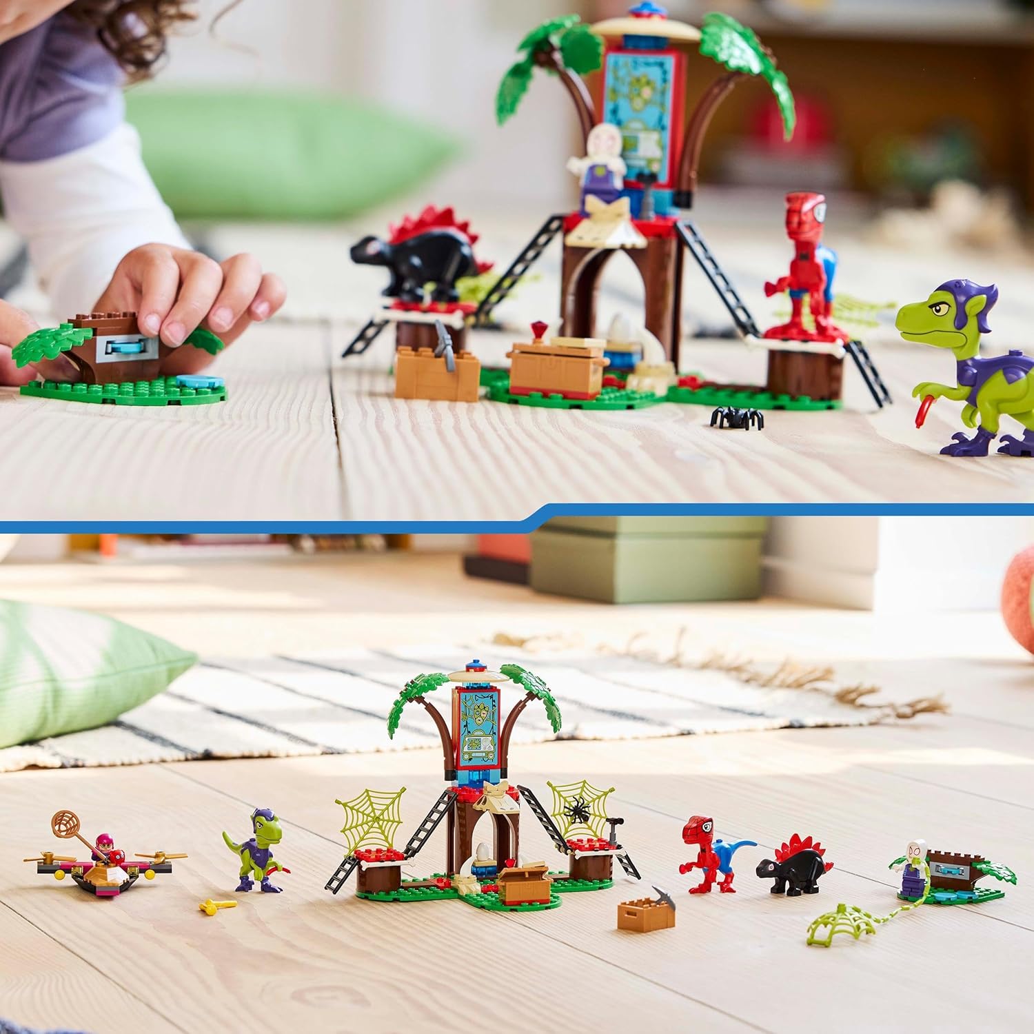 LEGO® | Marvel: Spidey and Gobby's Raptor Battle at Tree House HQ (11200)