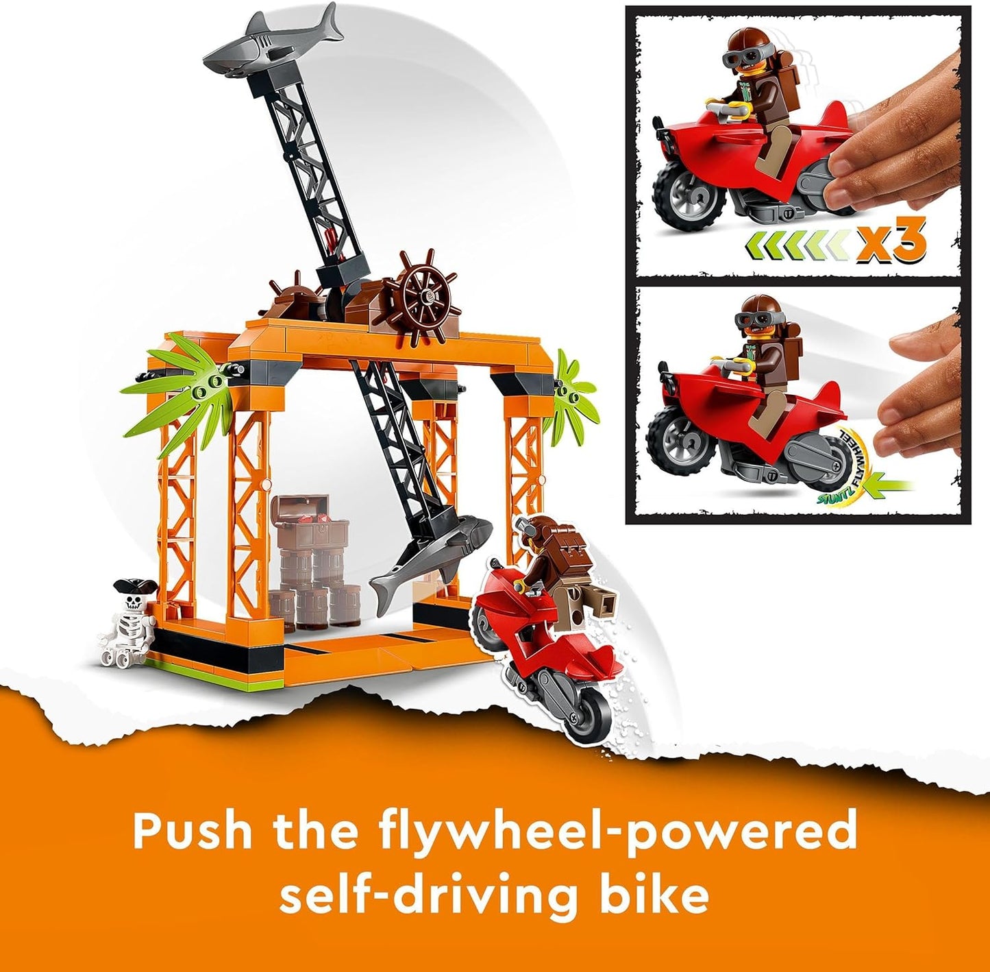 LEGO® | City: Shark Attack Stunt Challenge (60342)