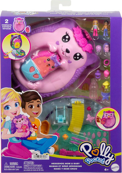 Polly Pocket - Hedgehog Mum & Baby