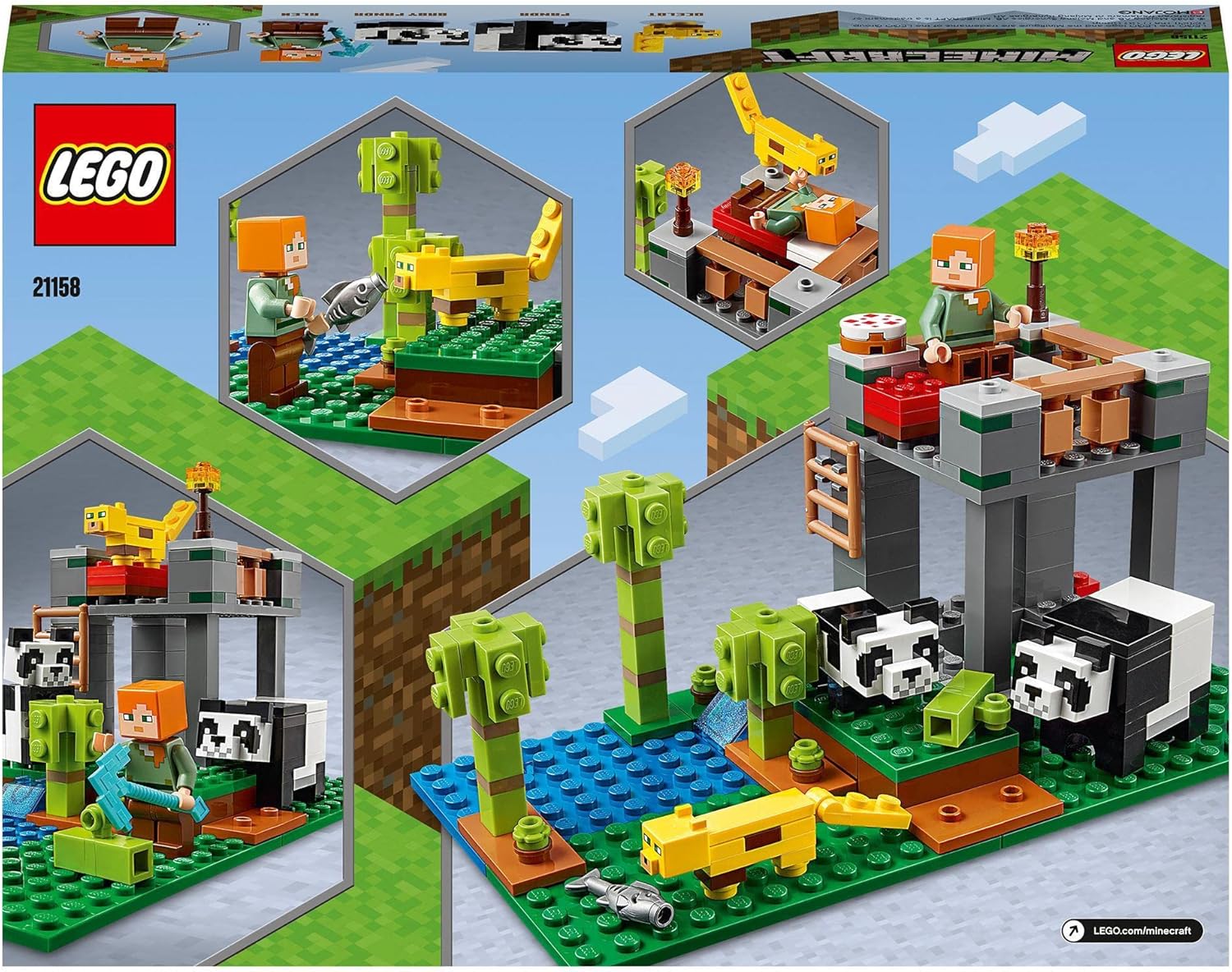 LEGO® | Minecraft: Panda Nursery (21158)