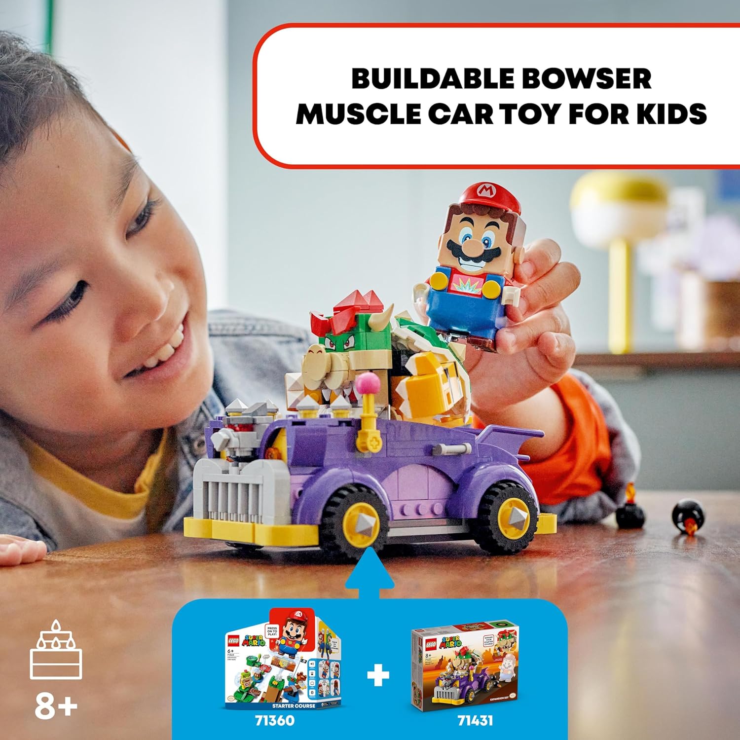 LEGO® | Super Mario: Bowser's Muscle Car Expansion Set (71431)