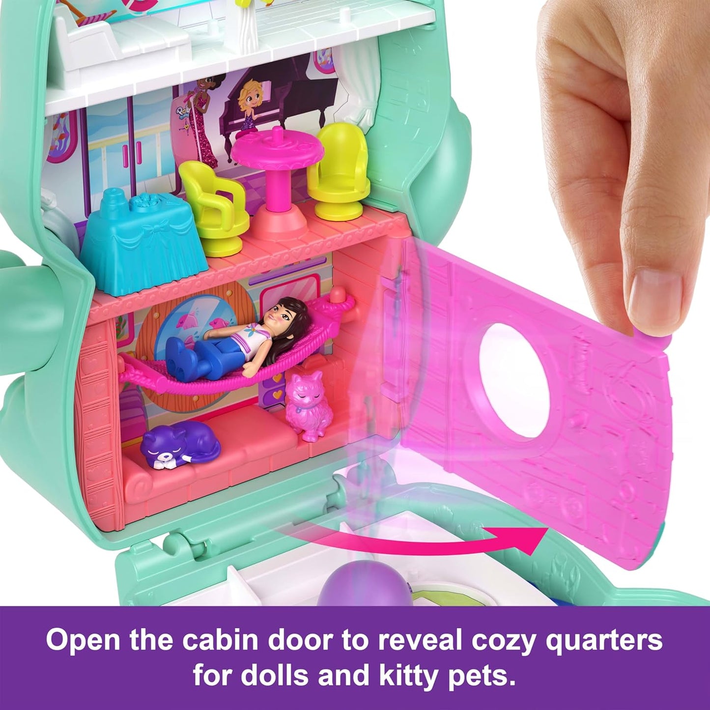Polly Pocket - Set Sail Kitty Compact