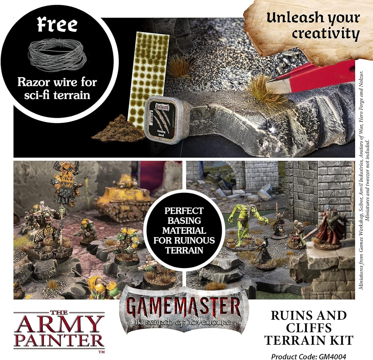The Army Painter - GameMaster - Ruins & Cliffs Terrain Kit