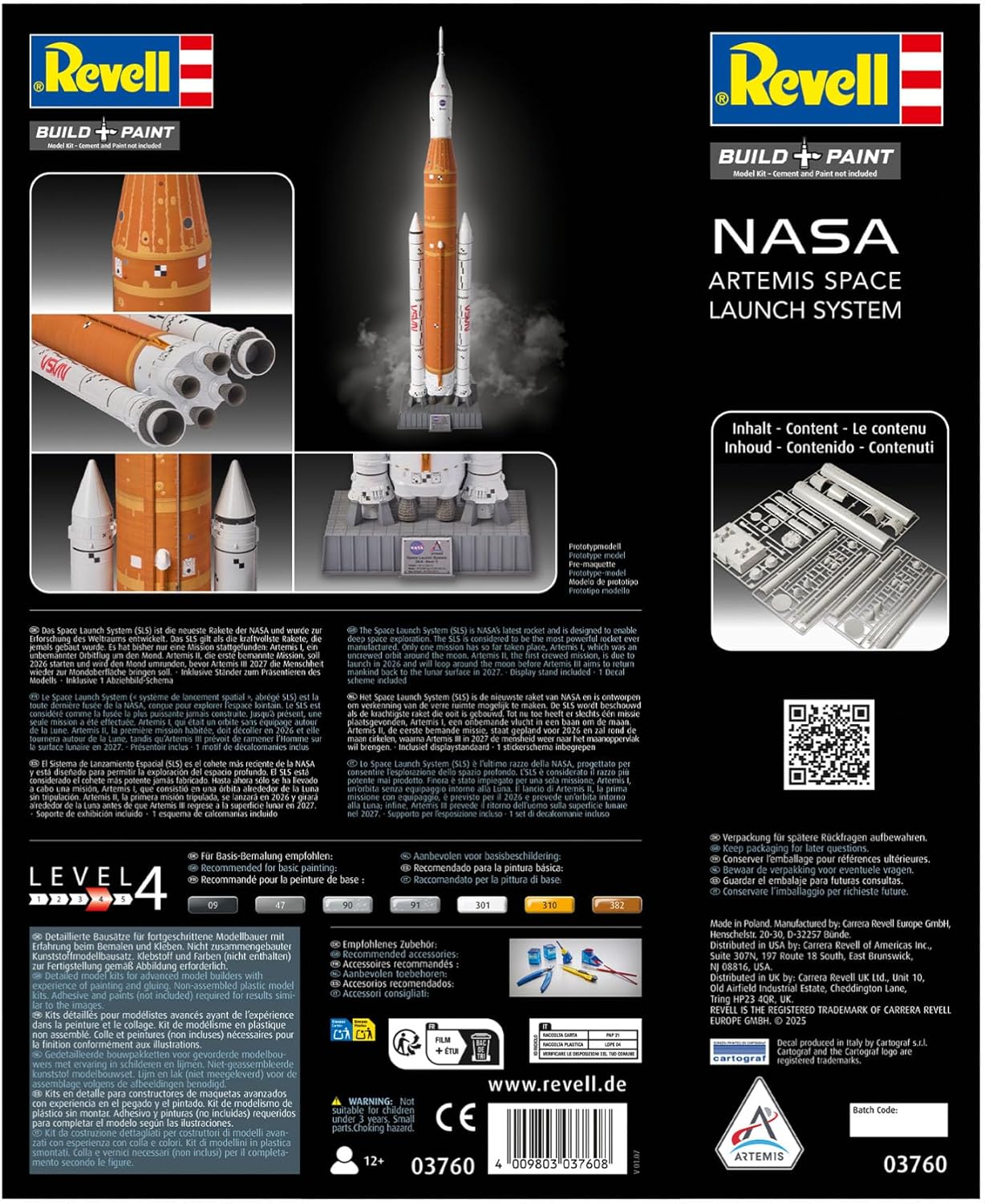 Revell: NASA Artemis Space Launch System (SLS) 1:144