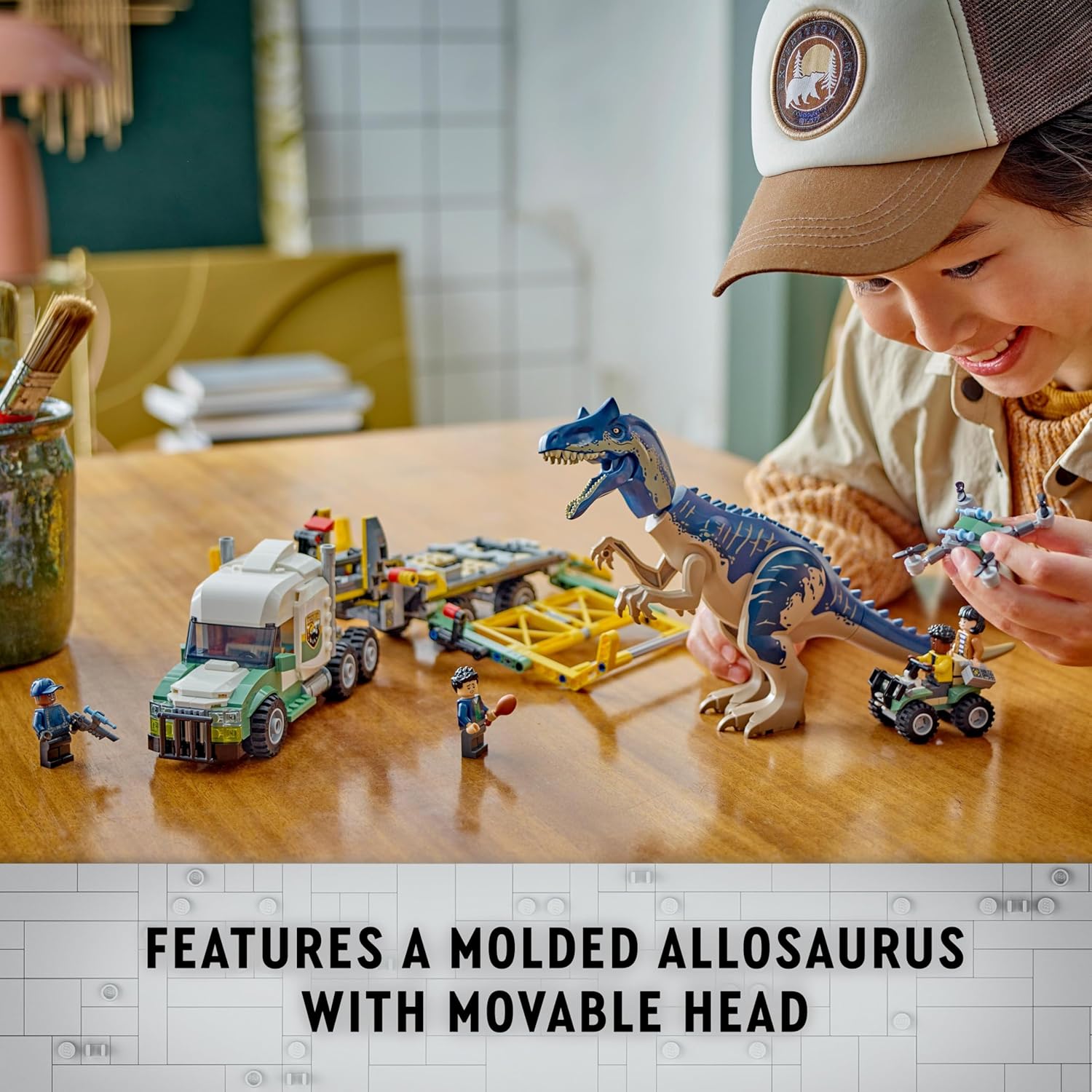 LEGO® | Jurassic World: Dinosaur Missions: Allosaurus Transport Truck (76966)