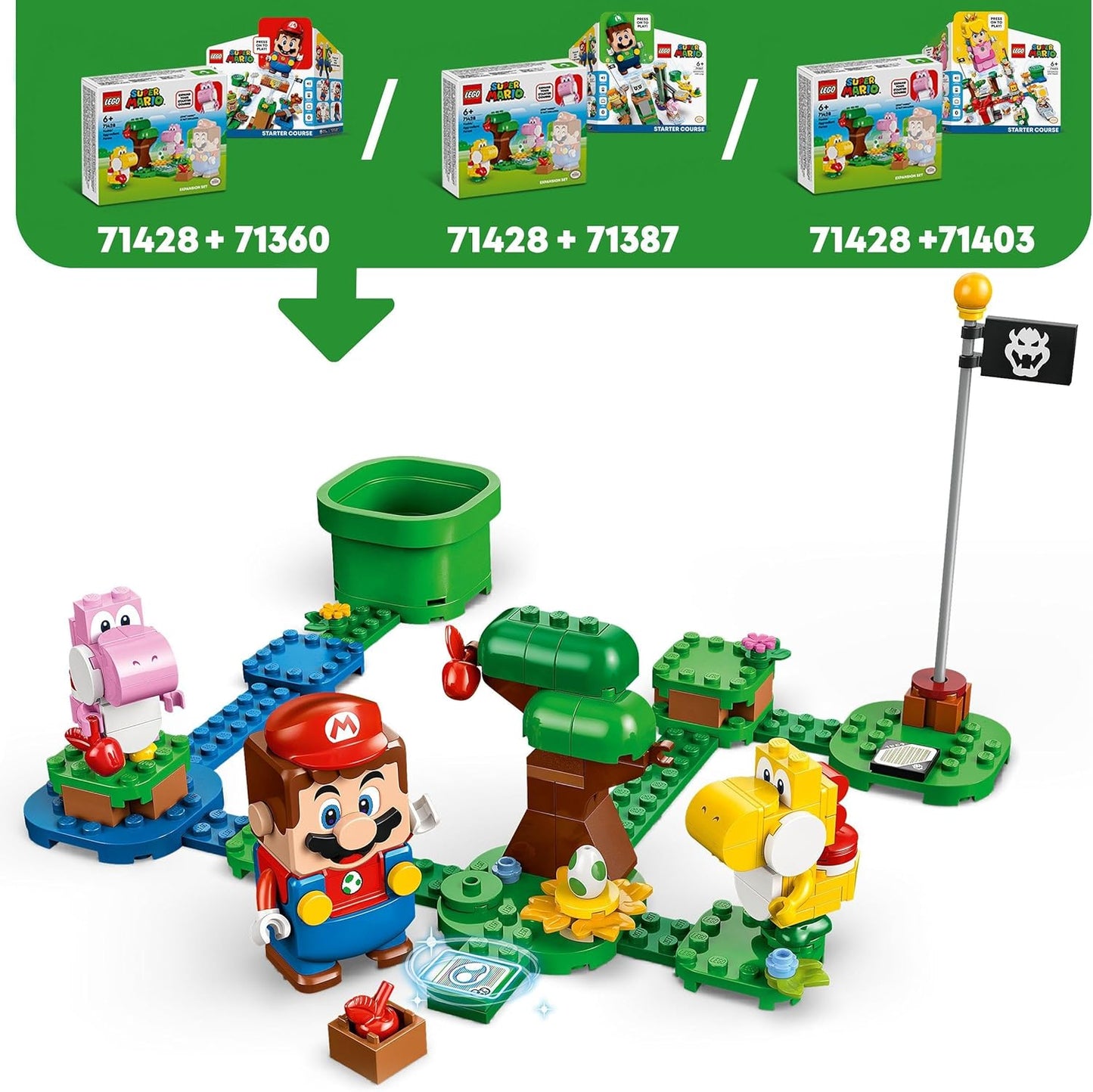 LEGO® | Super Mario: Yoshis' Egg-cellent Forest Expansion Set (71428)