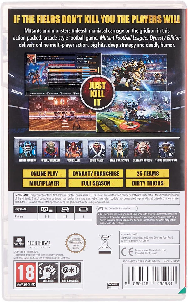 Mutant League Football: Dynasty Edition (Nintendo Switch)