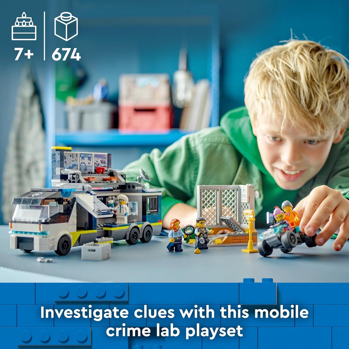 LEGO® | City: Police Mobile Crime Lab Truck (60418)