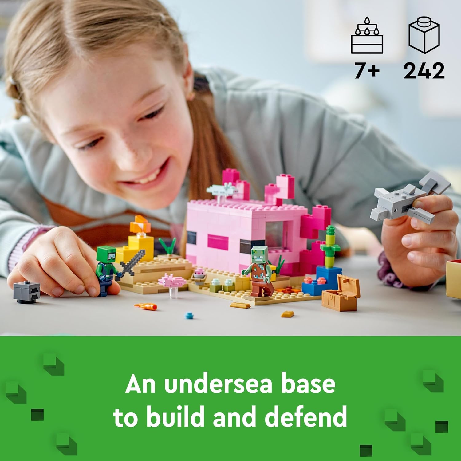 LEGO® | Minecraft: The Axolot House (21247)