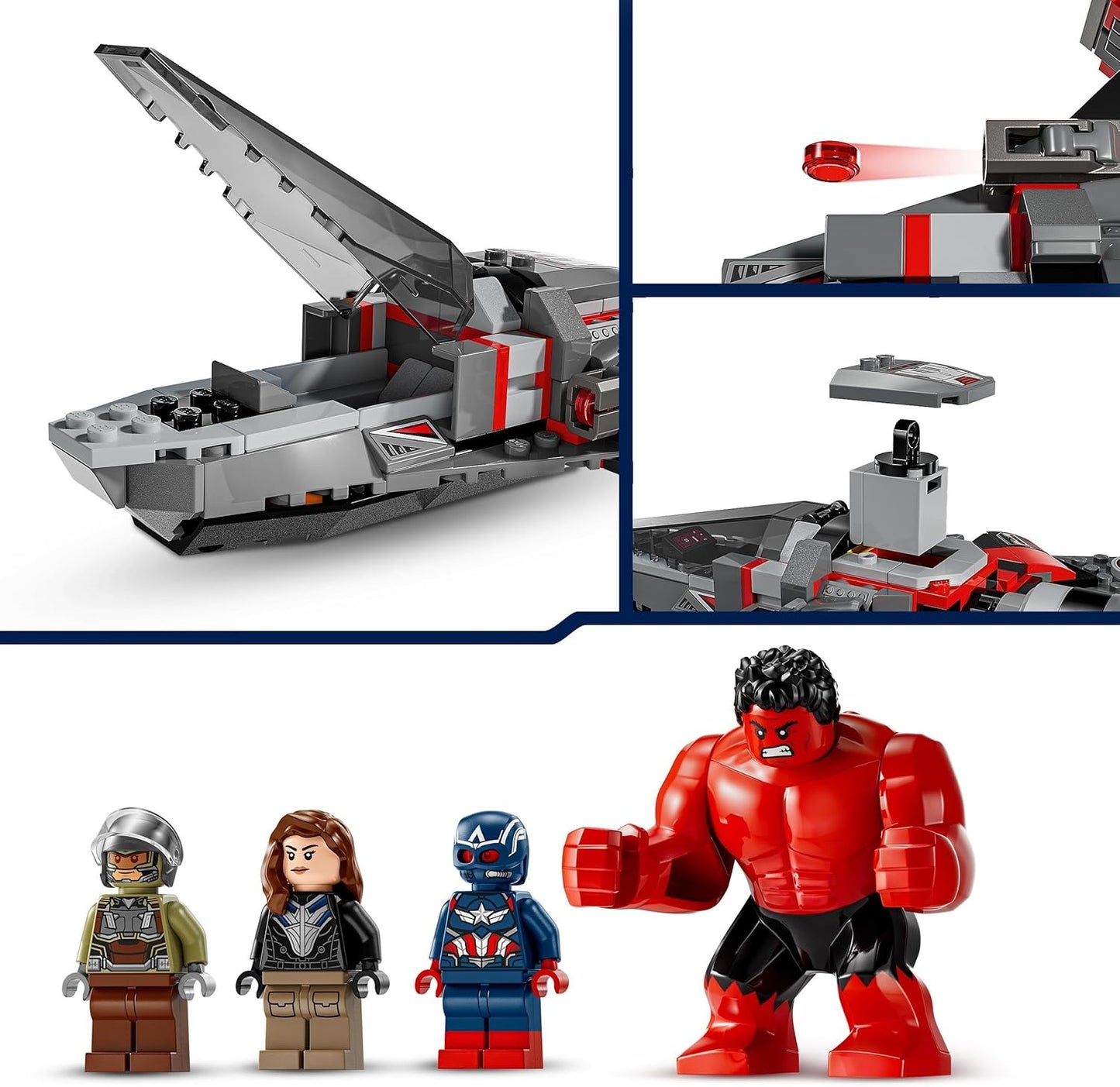 LEGO® | Marvel: Captain America vs. Red Hulk Battle (76292)