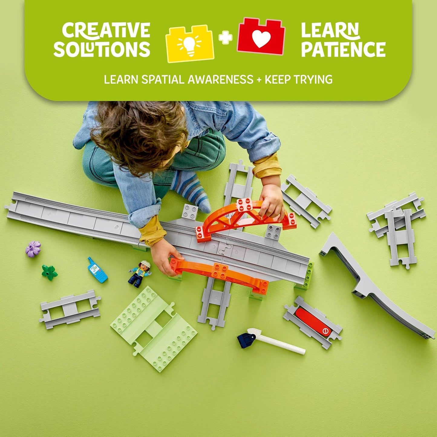 LEGO® | DUPLO: Train Bridge and Tracks Expansion Set (10426)