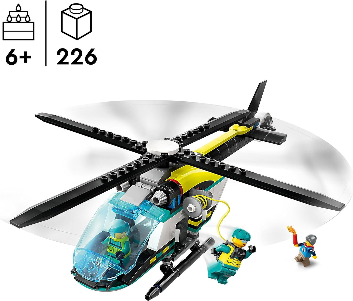 LEGO® | City: Emergency Rescue Helicopter (60405)
