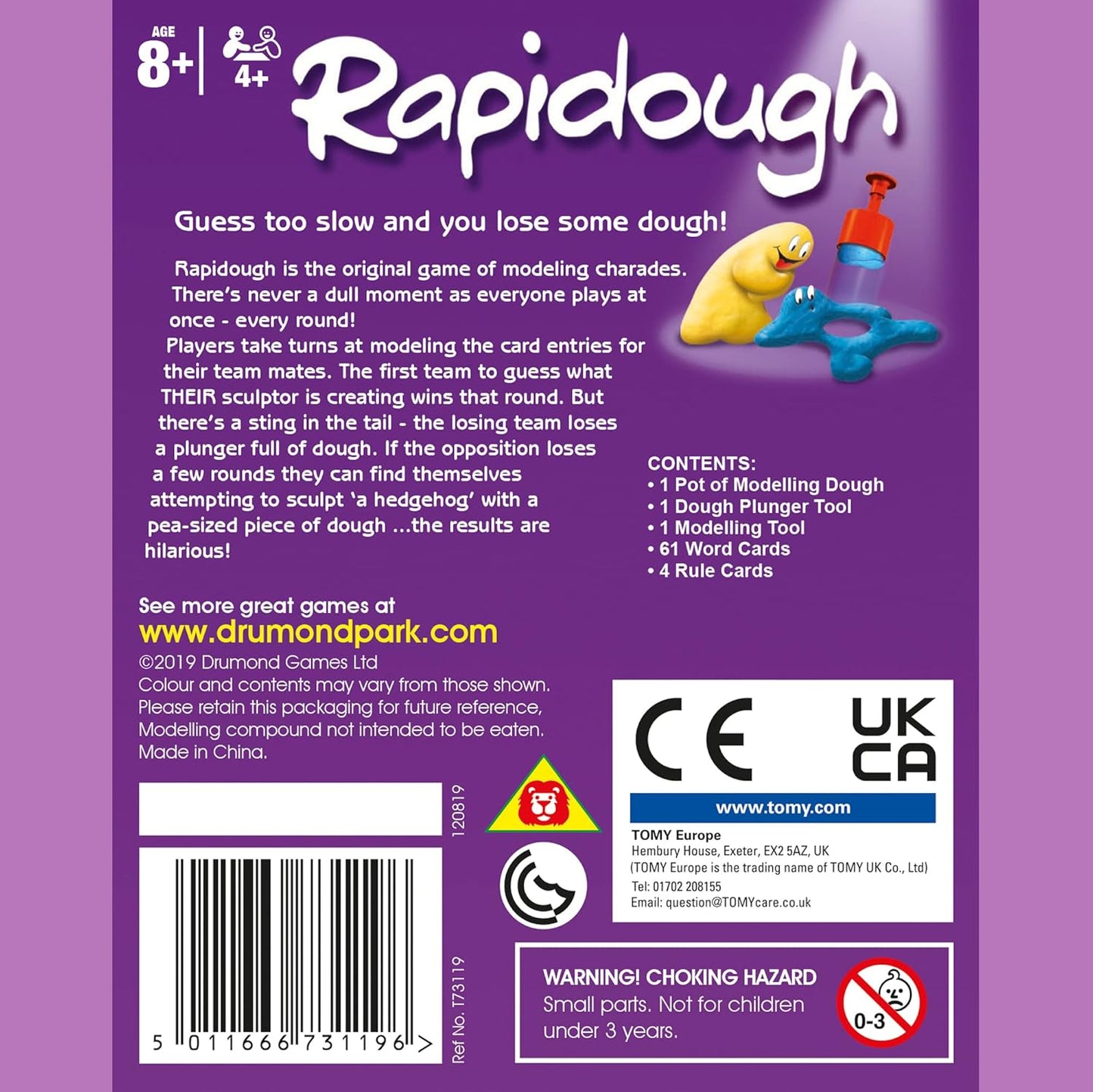 Rapidough Mini Board Game