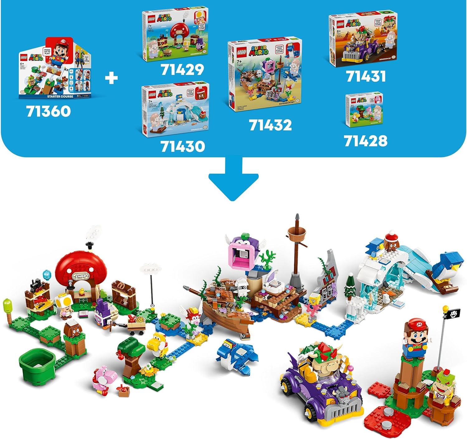LEGO® | Super Mario: Yoshis' Egg-cellent Forest Expansion Set (71428)
