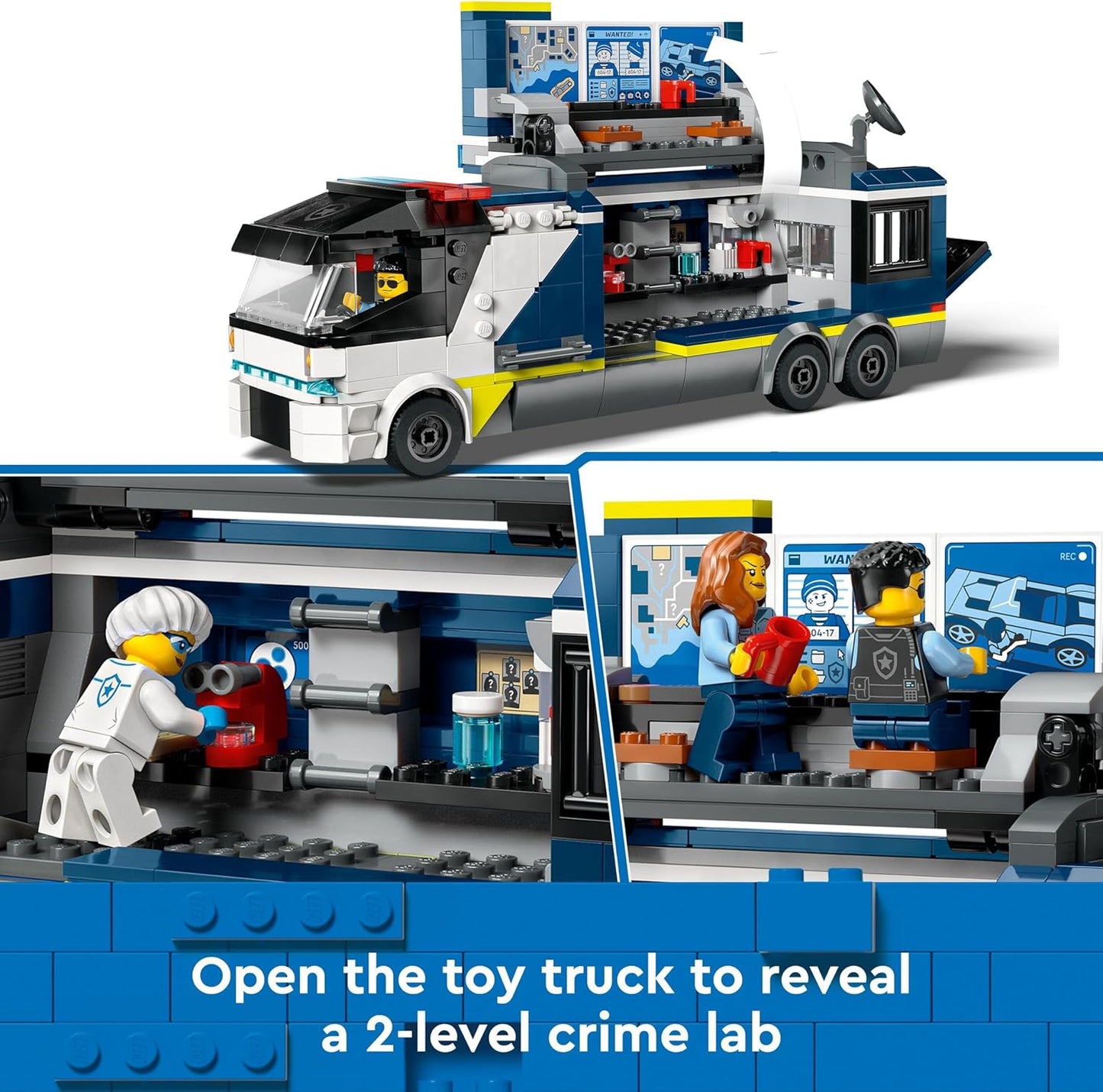 LEGO® | City: Police Mobile Crime Lab Truck (60418)