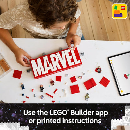LEGO® | Marvel: MARVEL Logo & Minifigures (76313)