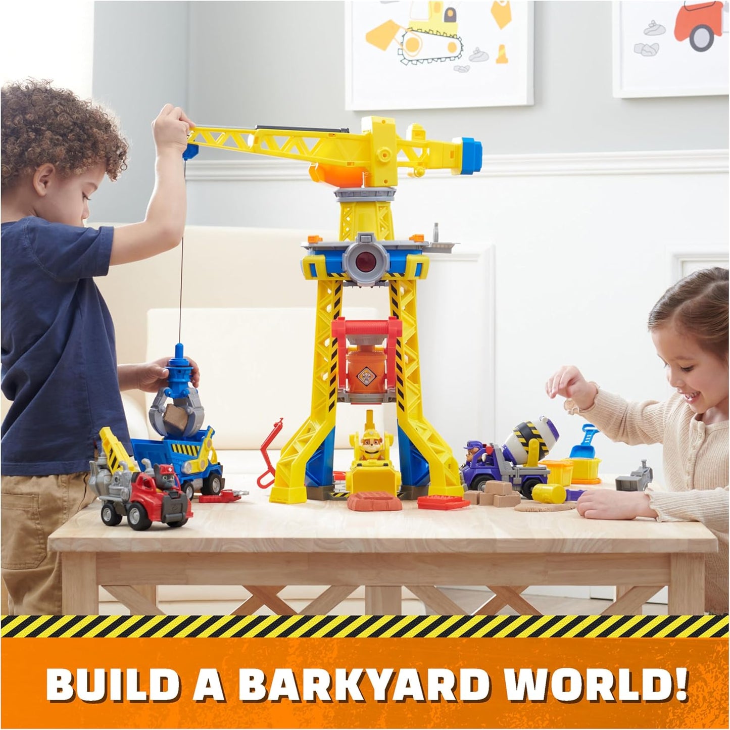 Rubble & Crew Rubble's Barkyard Dlx Bulldozer