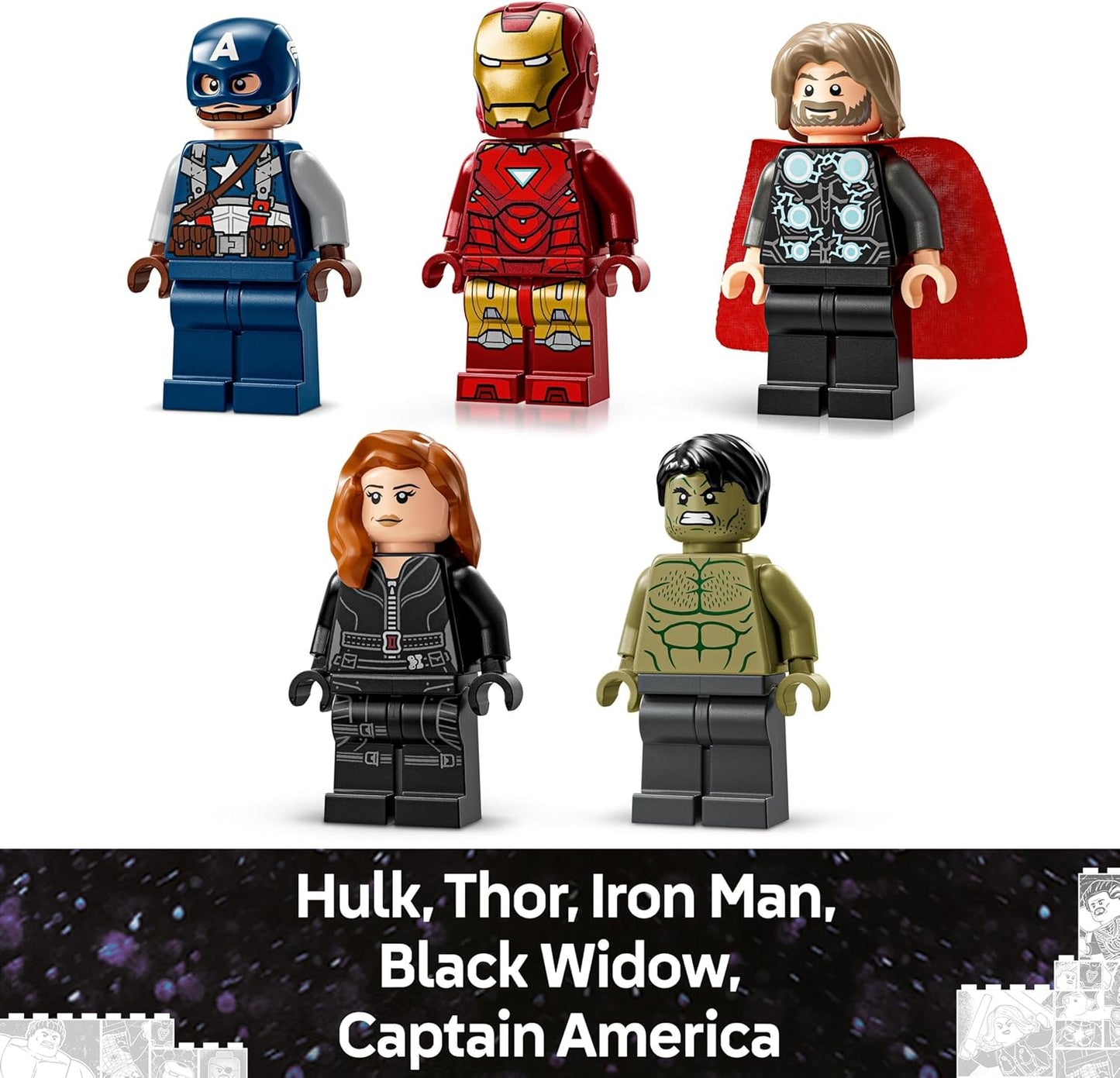 LEGO® | Marvel: MARVEL Logo & Minifigures (76313)