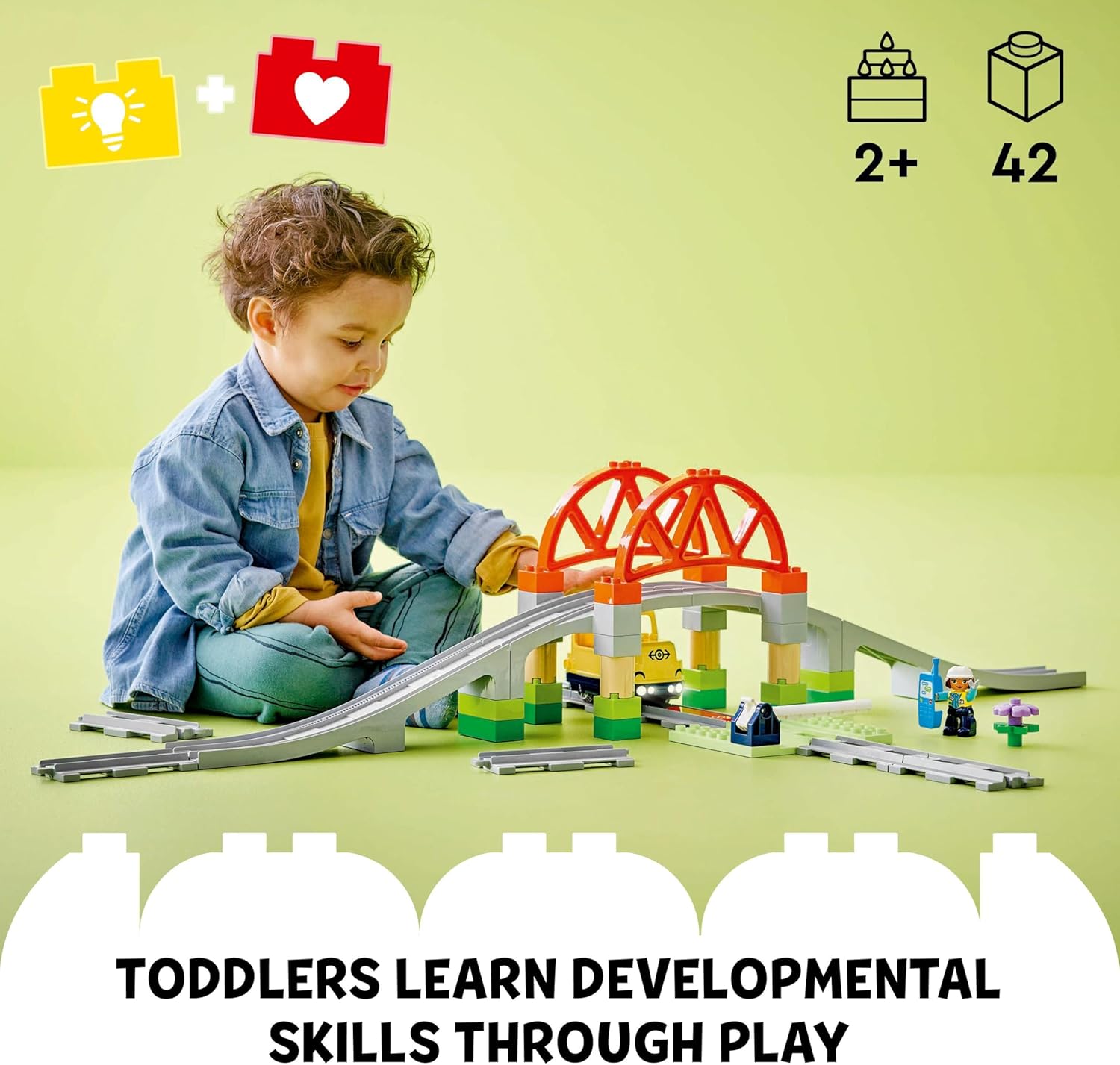 LEGO® | DUPLO: Train Bridge and Tracks Expansion Set (10426)