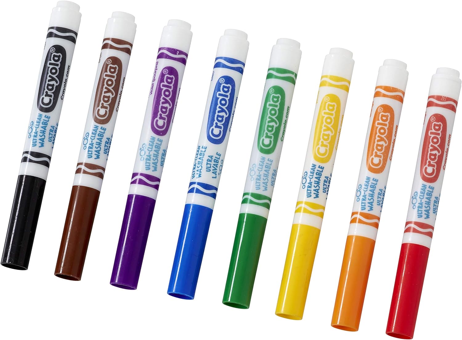 Crayola 8 Washable Markers Ultra-Clean