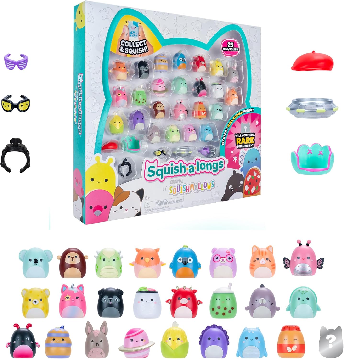 Squishalongs - 25 Pack (Style 1) W3