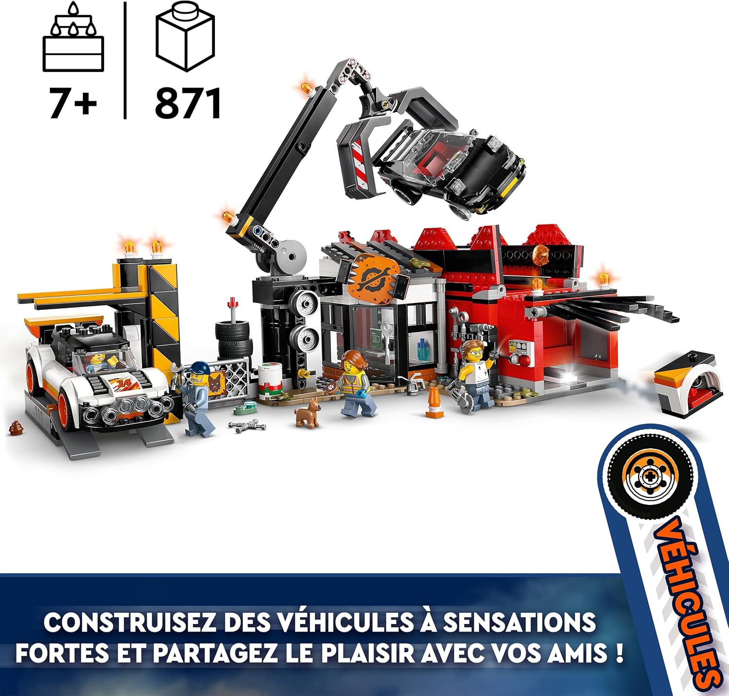 LEGO® | City: Scrapyard with Cars (60472)