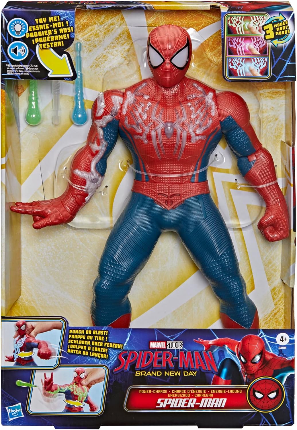 Marvel Spider-Man: Brand New Day Power-Charge SpiderMan Action Figure