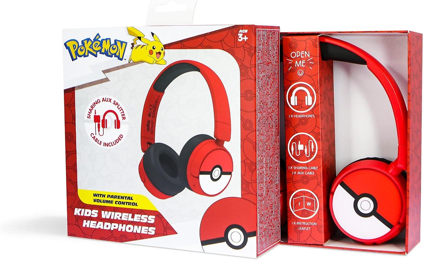 Pokemon Pokeball Wireless Headphones