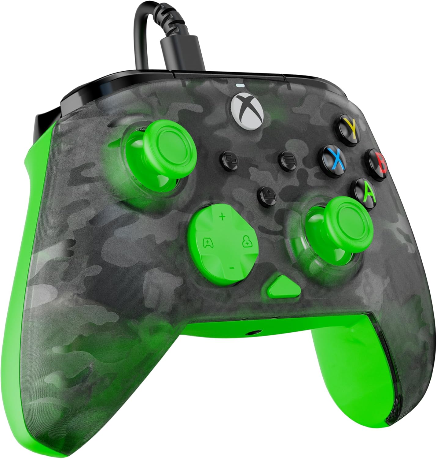 Turtle Beach Rematch Controller, Green Camo Black/Green | Xbox