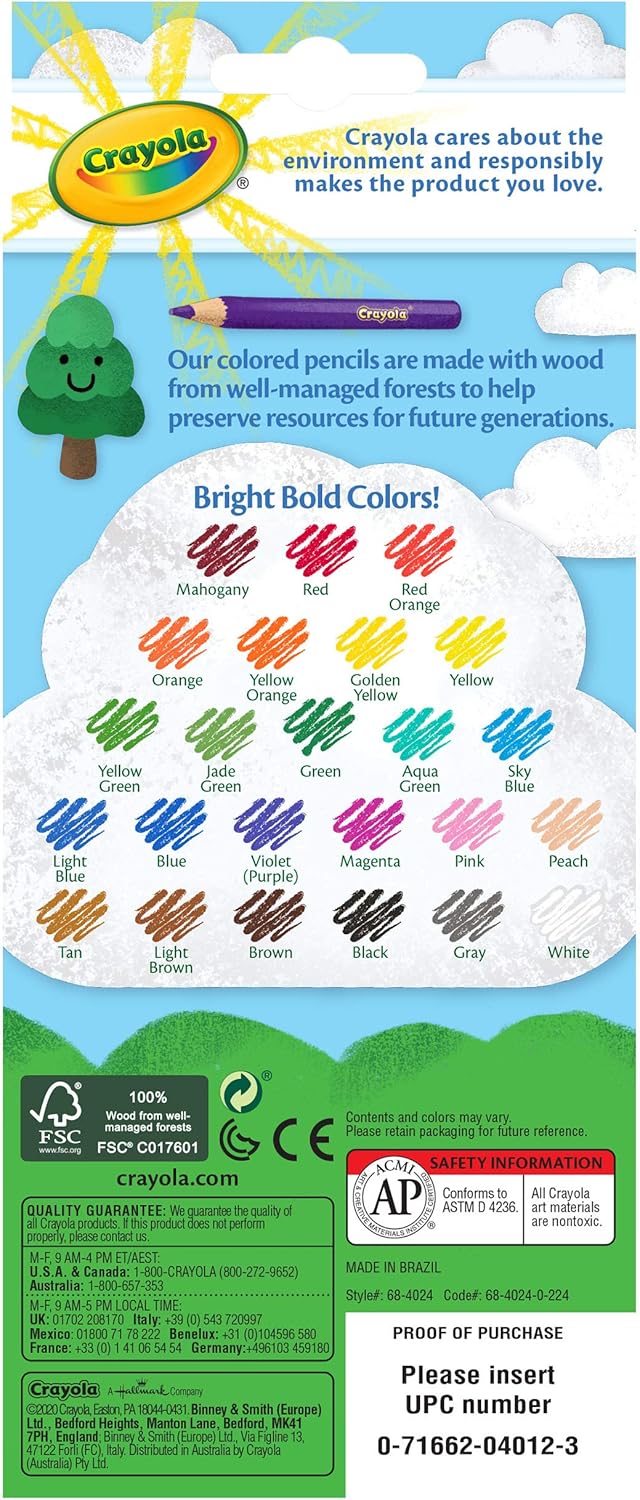 Crayola 24 Pencils Pack