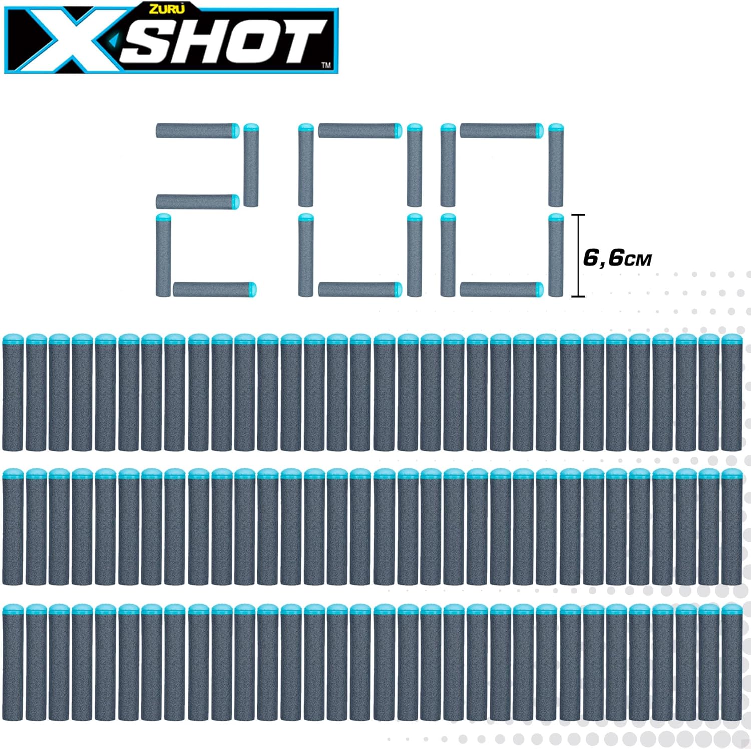 X-Shot: 200 Bullets Darts