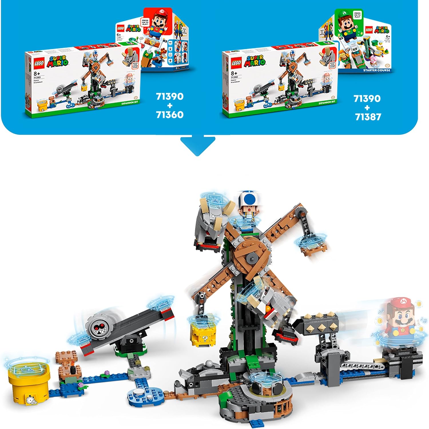 LEGO® | Super Mario: Reznor Knockdown Expansion Set (71390)