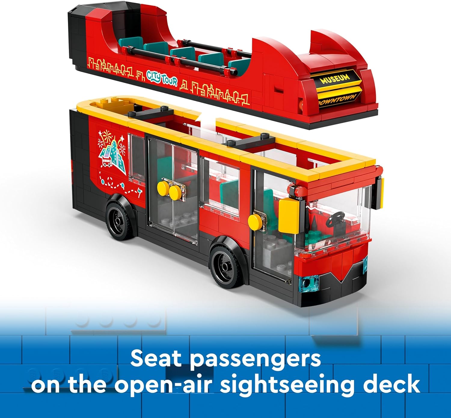 LEGO® | City - Red Double-Decker Sightseeing Bus (60407)